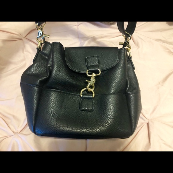 GR leather black crossbody bag - Picture 2 of 4